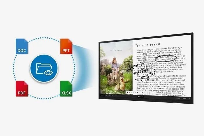 商显|三星推出全新4K85寸交互式数字白板，面向教育及商用市场