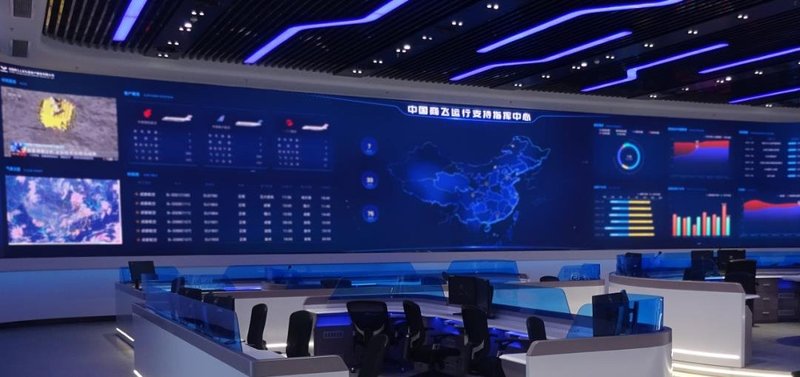 携手航空巨头中国商飞，洲明大屏为“大飞机”梦想助力！