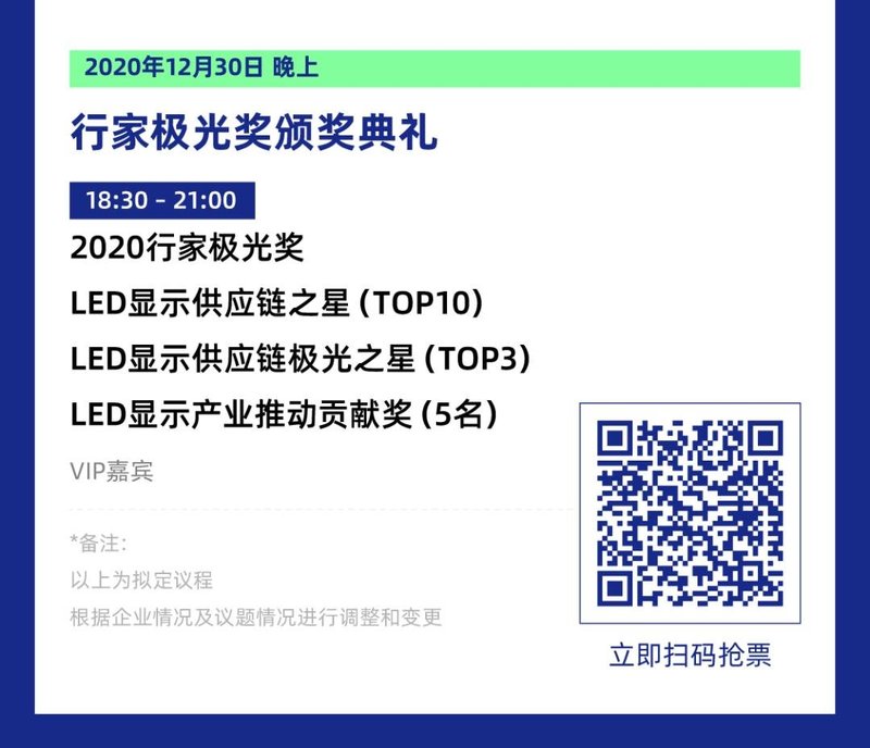 Mini/MicroLED新型显示专场最新议程出炉！都有哪些阵容？