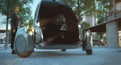 车门开在车头，显示屏车窗-智能版“滴滴”概念车