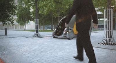 车门开在车头，显示屏车窗-智能版“滴滴”概念车