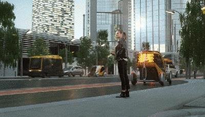 车门开在车头，显示屏车窗-智能版“滴滴”概念车