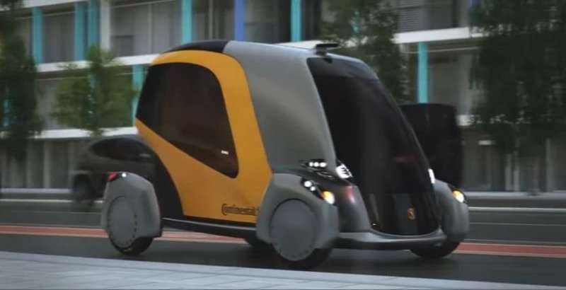 车门开在车头，显示屏车窗-智能版“滴滴”概念车