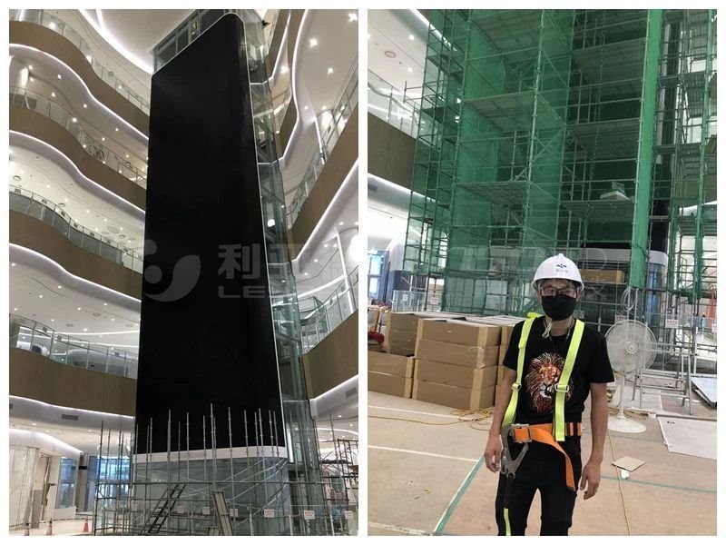 利亚德打造韩国最大电梯媒介塔！互动数字视觉艺术助力数字标牌价值提升