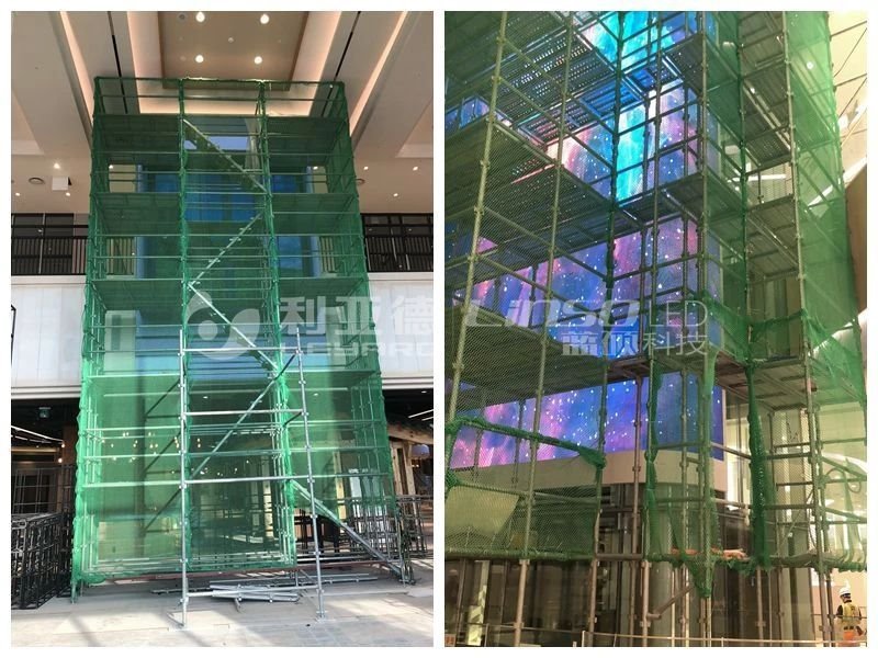 利亚德打造韩国最大电梯媒介塔！互动数字视觉艺术助力数字标牌价值提升