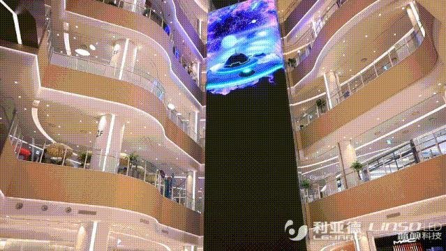 利亚德打造韩国最大电梯媒介塔！互动数字视觉艺术助力数字标牌价值提升