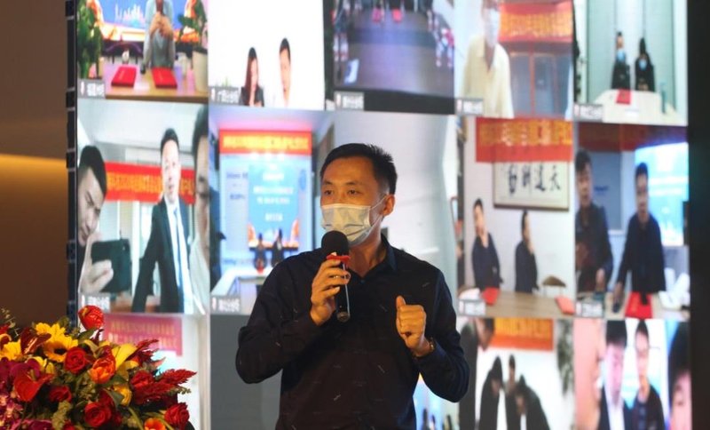 见屏如面|洲明2020年第二次核心客户线上签约仪式成功举行