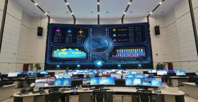 洲明小间距大屏助力吉安智慧公安建设