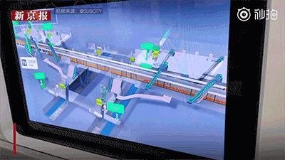 LGDisplay“魔窗”亮相北京地铁6号线