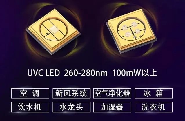 光功率100mW！旭宇光电推出最新功率UVC产品助力功率消杀