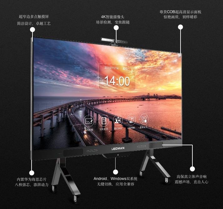 基于COB的MicroLED面板为何是超高清会议显示的答案