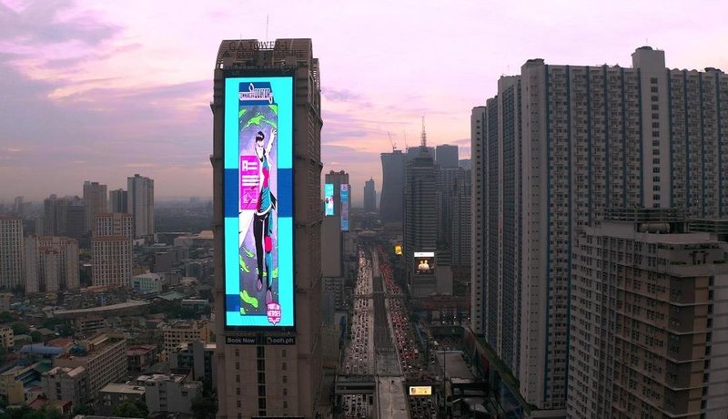 2260㎡！菲律宾最大户外LED屏洲明造！