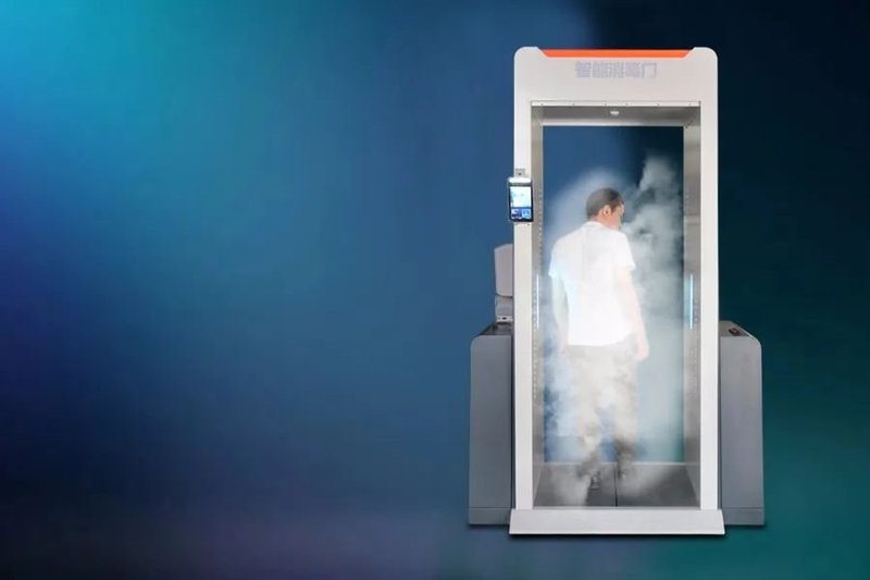 三安光电、蓝盾机电联手打造智能测温杀菌消毒门