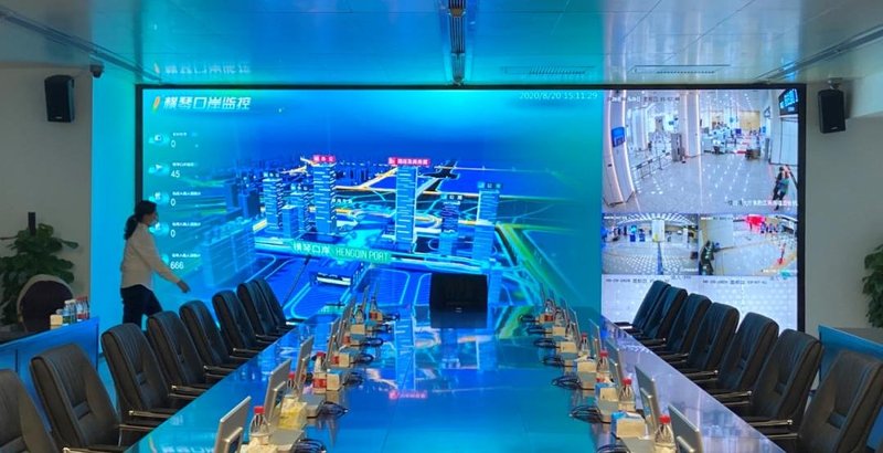 珠澳跨境30秒搞定！洲明大屏为横琴口岸智慧护航