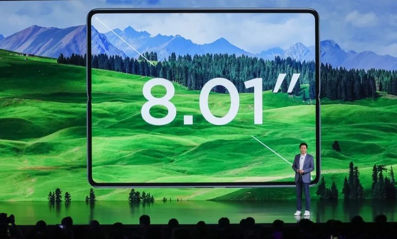 华星供屏！小米折叠MIXFold发布：8.01寸折叠屏、首发液态镜头，9999元起
