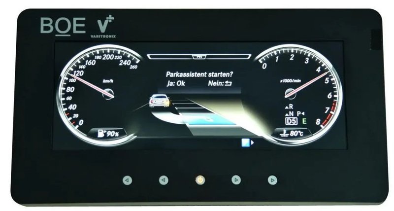 车载｜京东方精电与奇景合作开发12.8寸柔性AMOLED车载显示，已导入大厂