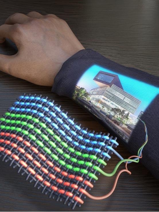 材料｜韩KAIST研发出可驱动OLED的电子纤维，可应用服装等领域