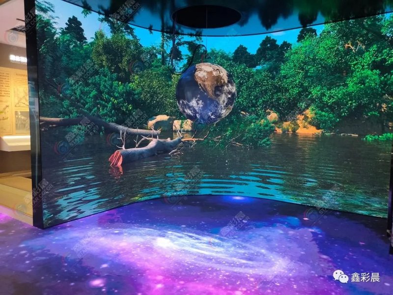 资讯|鑫彩晨LED软模组圆柱屏、柔性屏、异形屏、创意显示屏案例分享