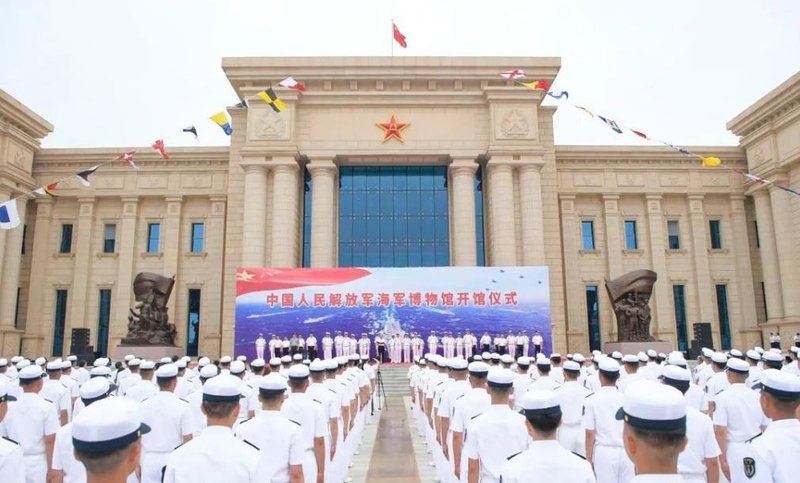 贺建党百年，展大国风采！洲明大屏见证海军博物馆隆重开馆！