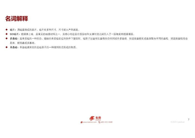 2021年中国半导体硅材料行业概览