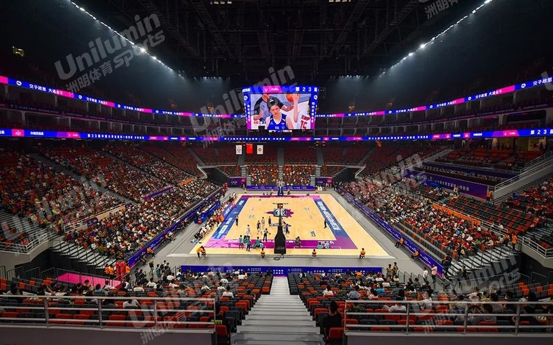 NBA标准！超1000㎡大屏！洲明体育助力打造成都大运会场馆标杆！