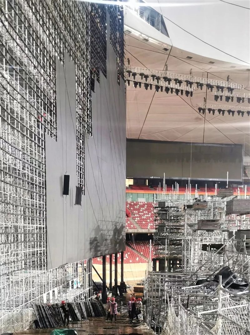 100人，100小时，15000m2......解读鸟巢舞台背后的数字密码