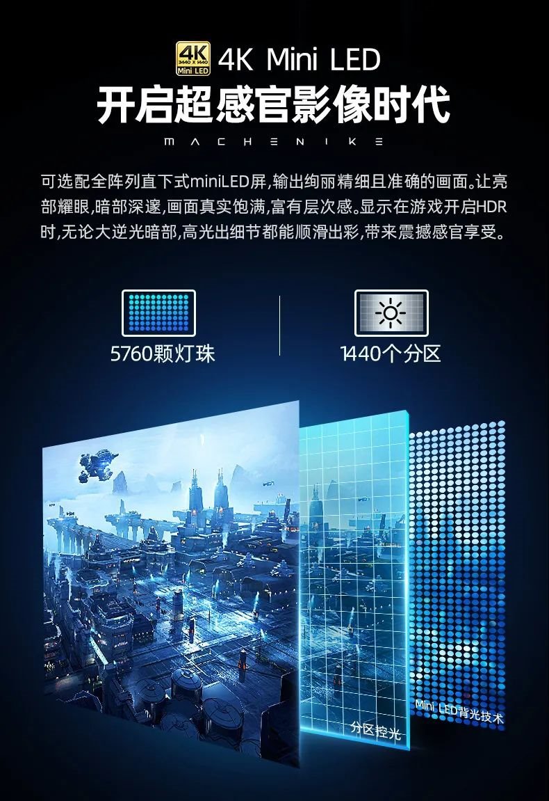双11狂欢 | 瑞丰Mini LED助力机械师F117电竞笔记本摘冠成王