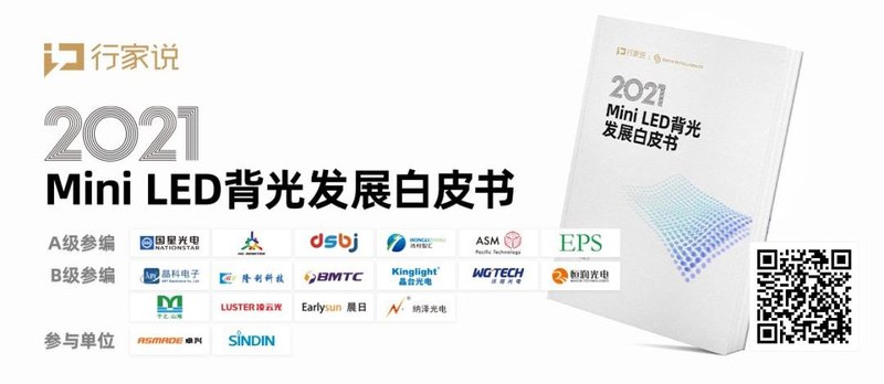 错过等一年！Mini LED背光白皮书早鸟价预定中
