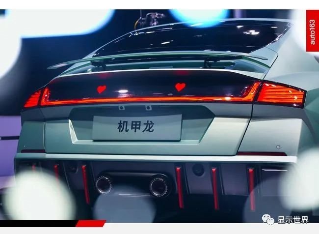 机甲龙，7块显示屏+尾部Mini LED外显屏