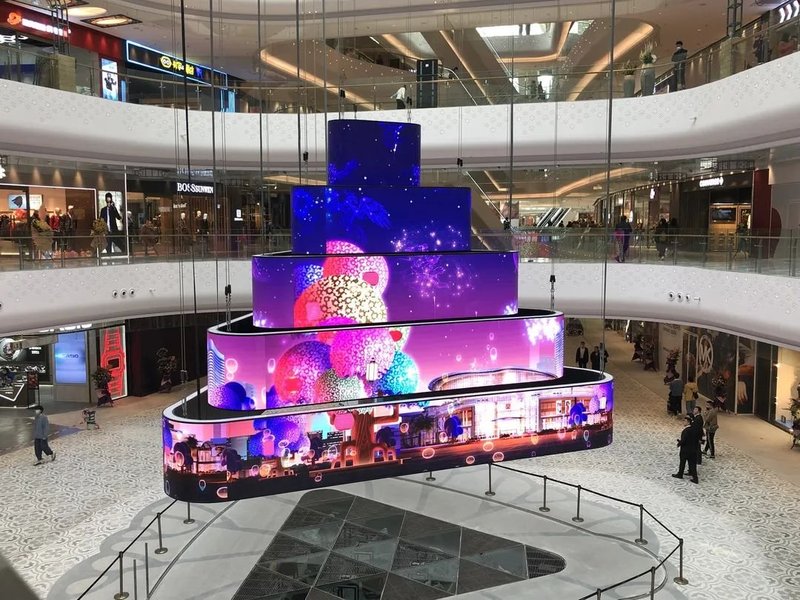 佛山超级商业IP！雷曼康硕展2000㎡创意LED方案助王府井紫薇港倾城绽放