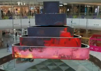 佛山超级商业IP！雷曼康硕展2000㎡创意LED方案助王府井紫薇港倾城绽放