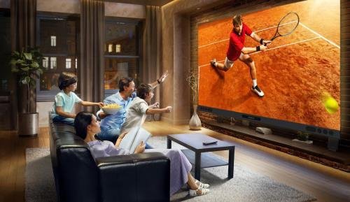 雷曼光电布局家用显示，发布138寸雷曼Micro LED私人巨幕影院