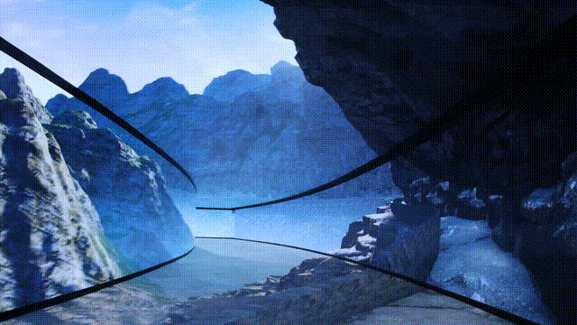 1200㎡ LED「时空隧道」重温红色记忆！洲明光显助力世界第八大奇迹！