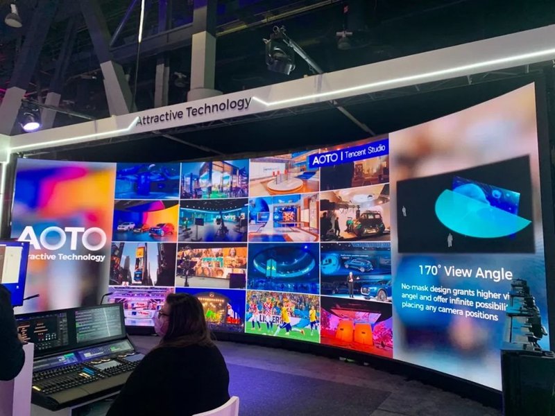 奥拓电子携XR影视拍摄解决方案亮相美国LDI 2022