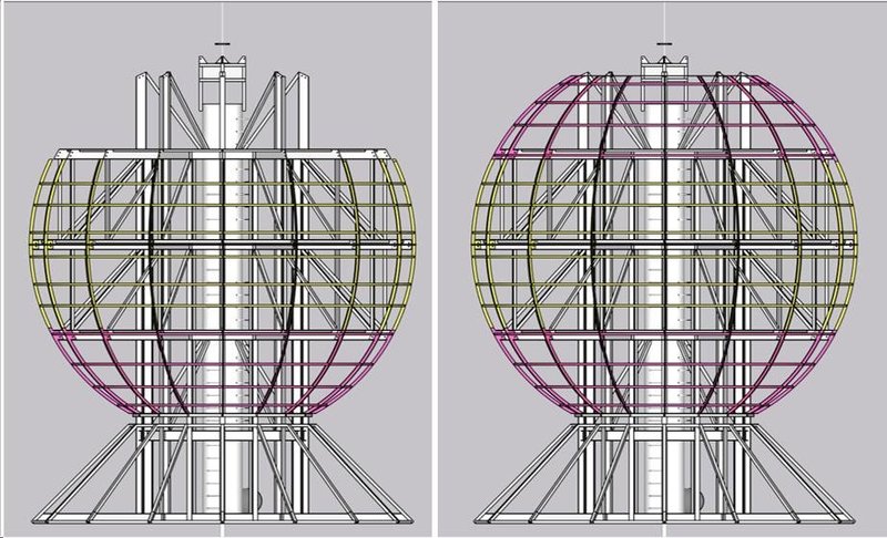沙特狂欢季丨超高难度球形屏，我们破行业记录了