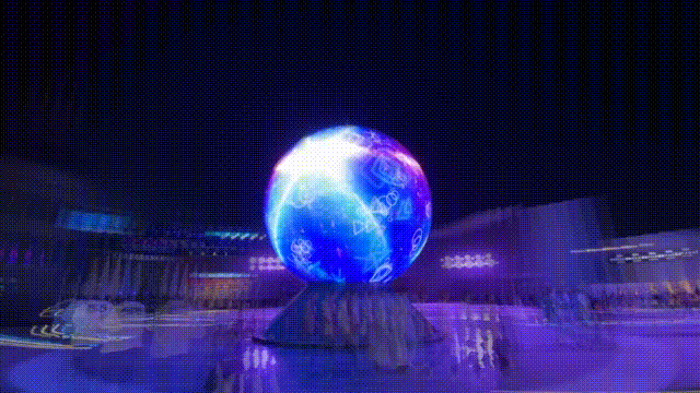 沙特狂欢季丨超高难度球形屏，我们破行业记录了