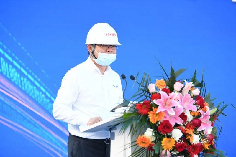 TCL华星武汉扩产项目t5主厂房提前封顶