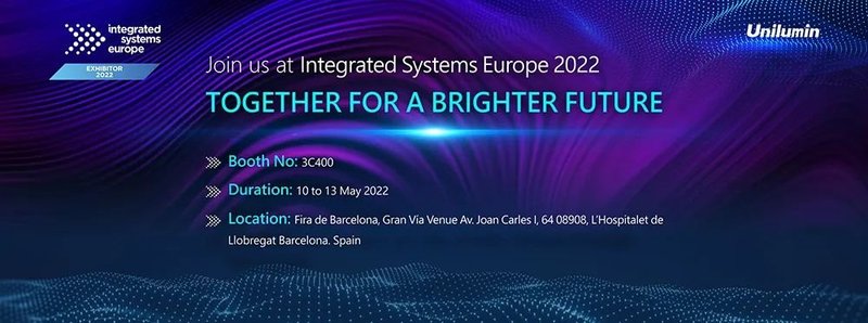 洲明光显，闪耀亮相西班牙ISE国际视听展