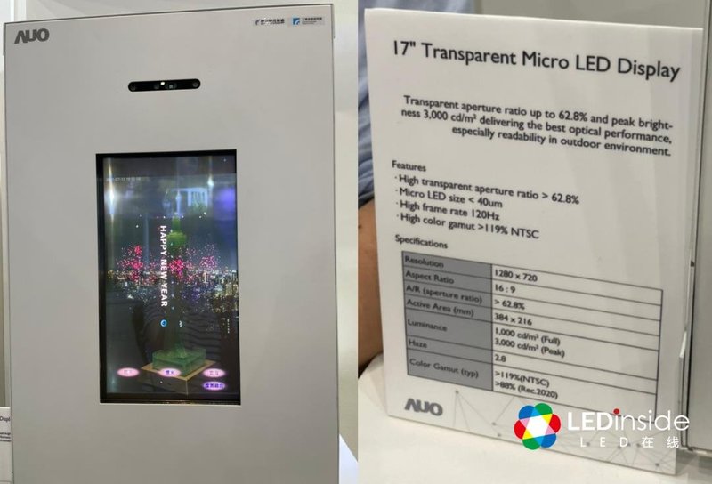 TouchTaiwan2022上，富采/聚积/友达/錼创大秀Mini/MicroLED技术