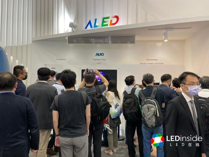 TouchTaiwan2022上，富采/聚积/友达/錼创大秀Mini/MicroLED技术