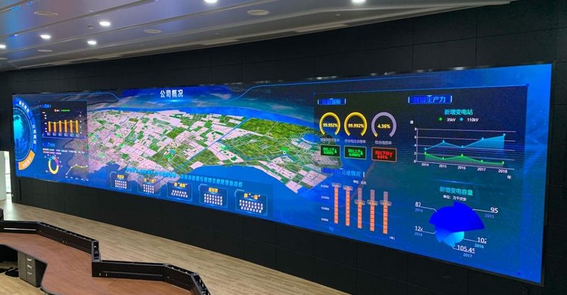 UpanelSII小间距高清大屏，城市数字化治理好帮手！