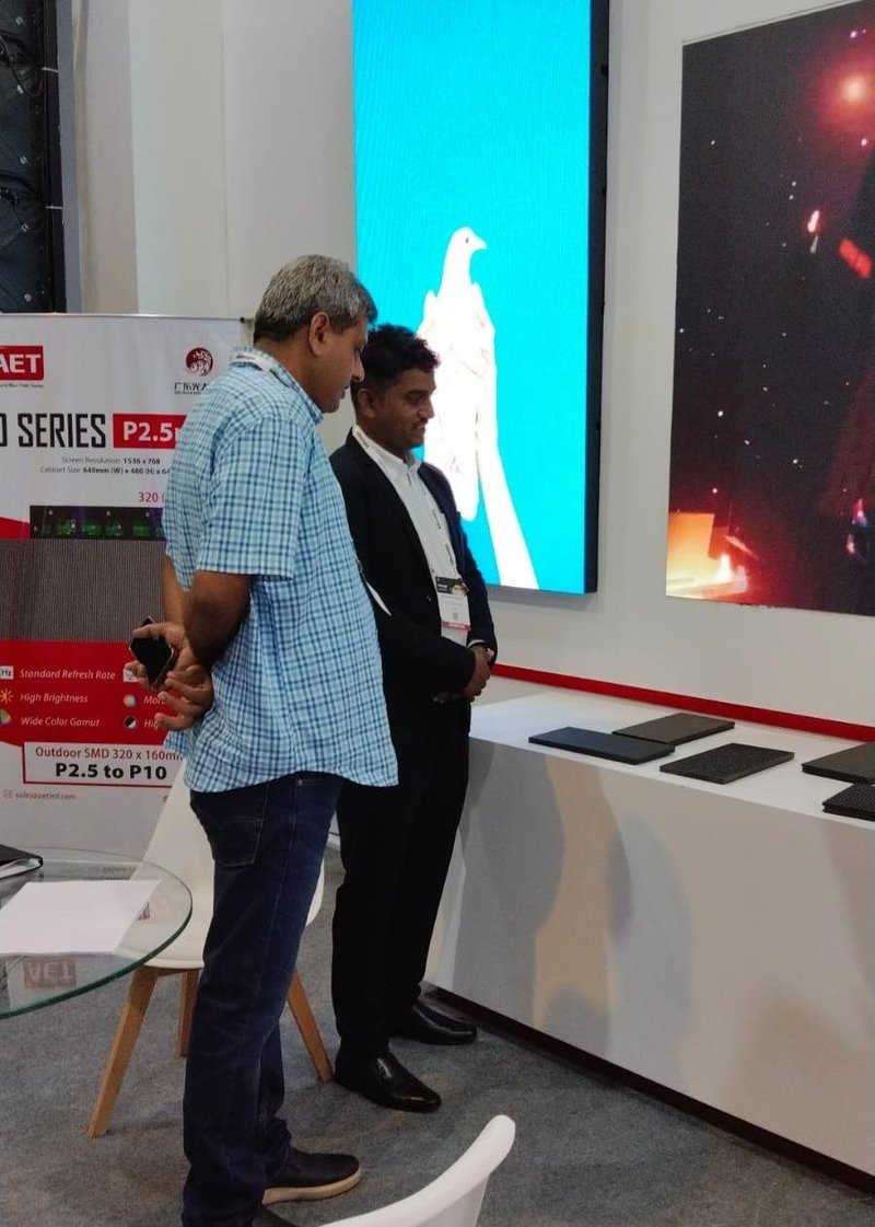 AET重磅亮相Infocomm India 2022展