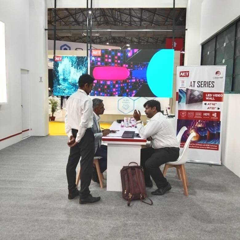 AET重磅亮相Infocomm India 2022展