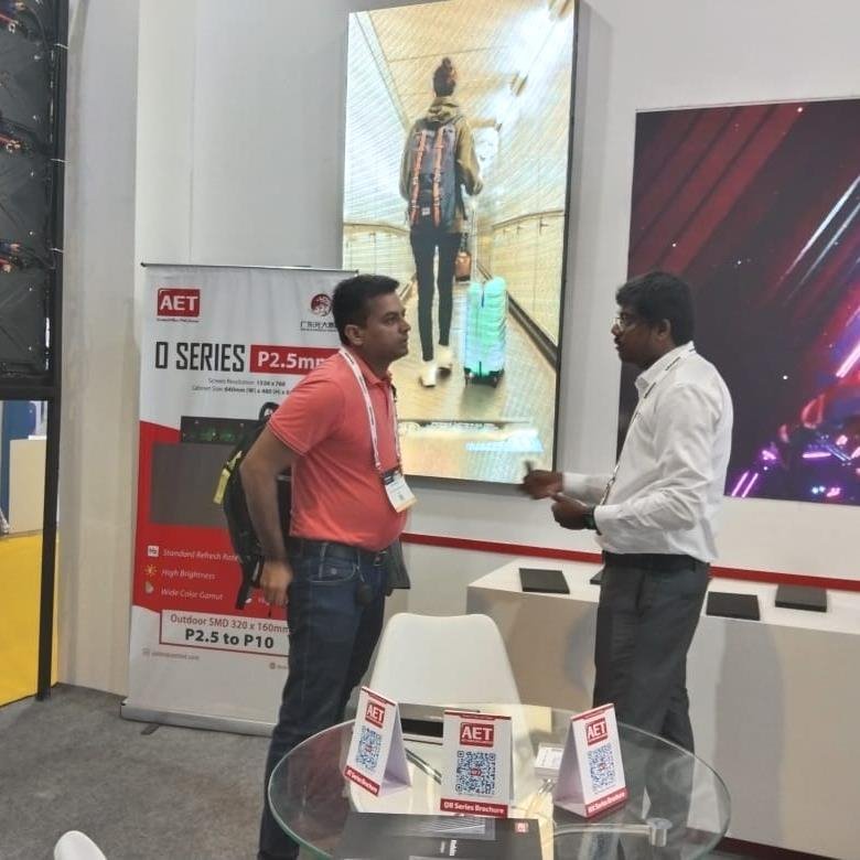AET重磅亮相Infocomm India 2022展