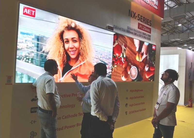 AET重磅亮相Infocomm India 2022展