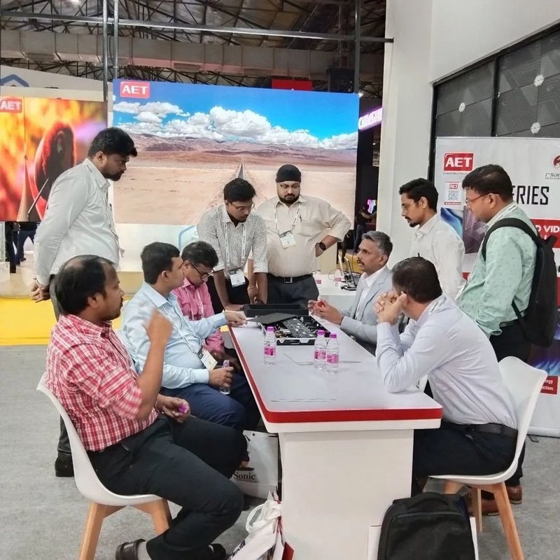 AET重磅亮相Infocomm India 2022展