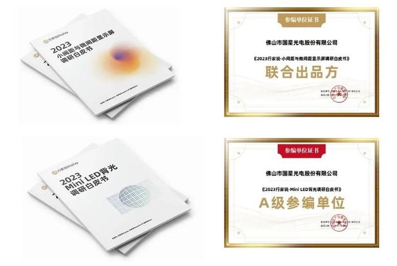 两本白皮书+三项荣誉，国星光电实力赋能行业发展