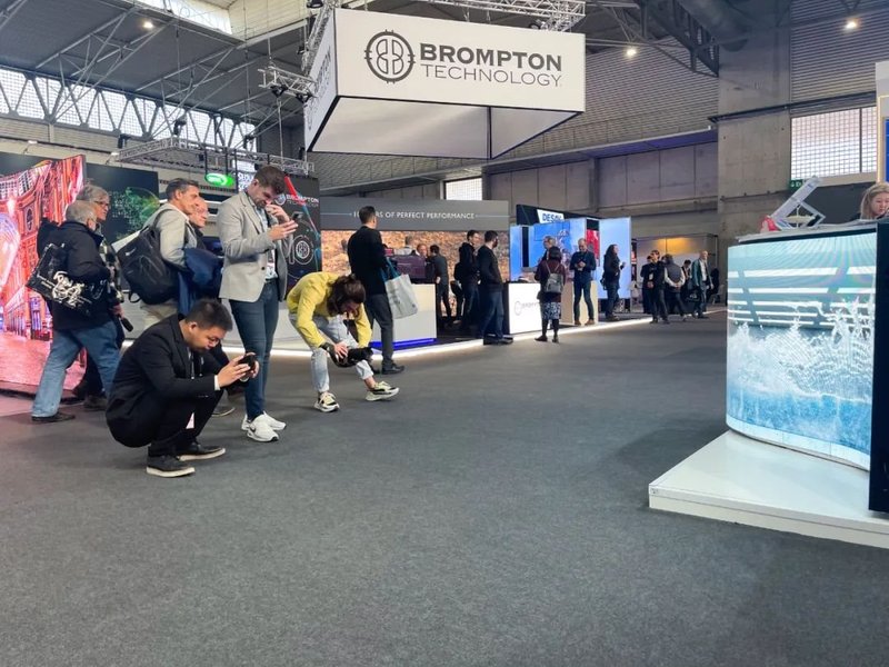 直击ISE | 日均人流量破千，蓝普视讯8K大屏引人驻足