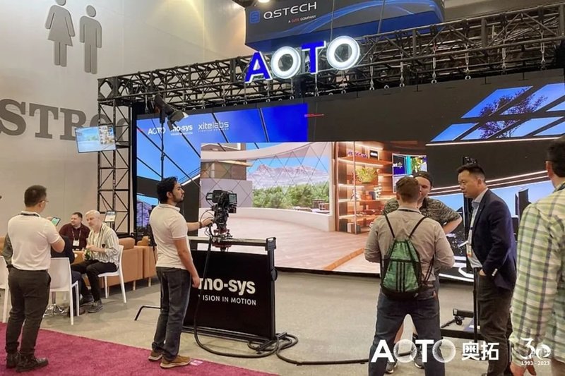 携手微软、亚马逊等顶尖企业，奥拓电子闪耀NAB Show 2023