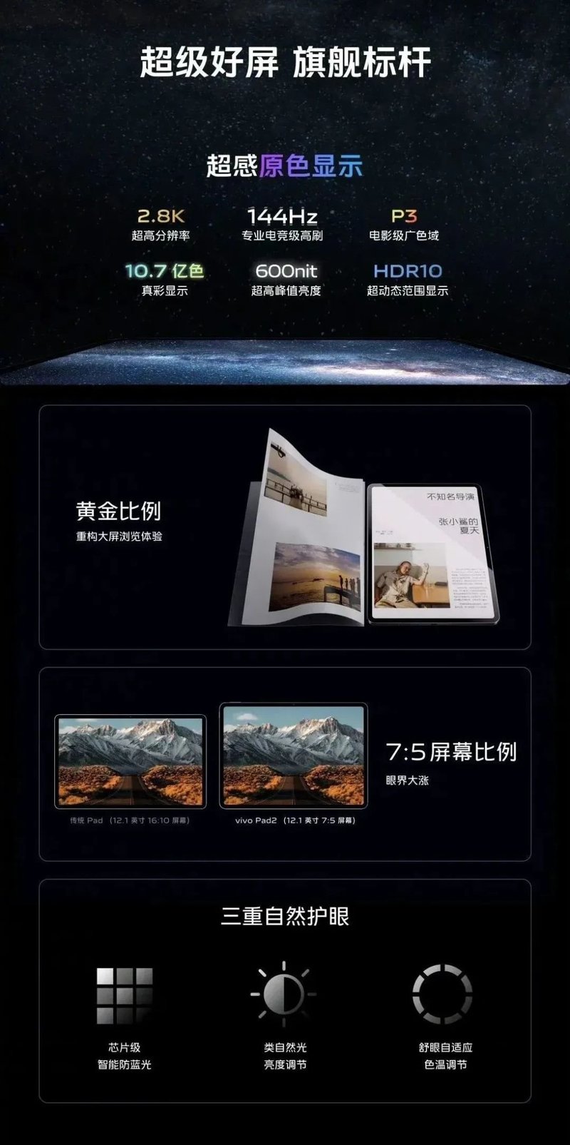TCL华星2.8K高刷旗舰屏助力小米平板6；天马独供旗舰平板 vivoPad2 屏幕